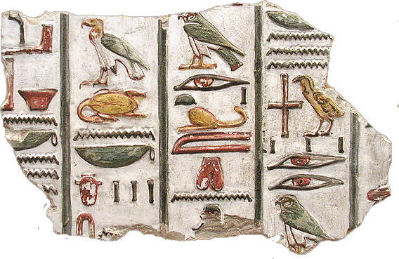 Écriture hiéroglyphique période thinite