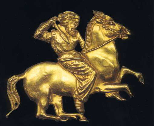 Scythes cheval en or, Europe, antiquité