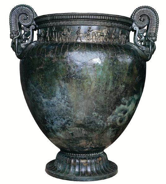 Vase tombe Vix, Europe, antiquité