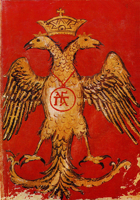Aigle à deux têtes, Empire bizantin
