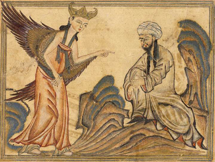 Mohammed recevant le Coran de Gabriel, Fondation islam