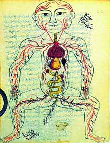 Système circulatoire, Moyen-Orient, Moyen-âge