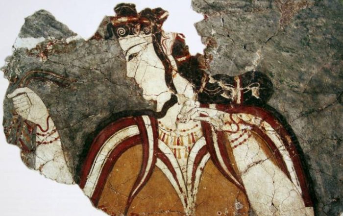 Civilisation mycénienne en Grèce pendant l'antiquité