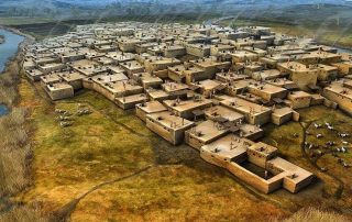 Çatal Höyük au Moyen-Orient pendant l'antiquité